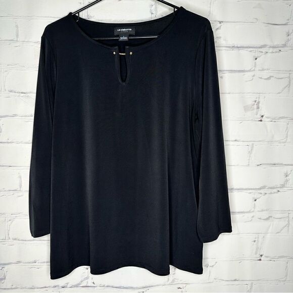Liz Claiborne large black top - Picture 1 of 5